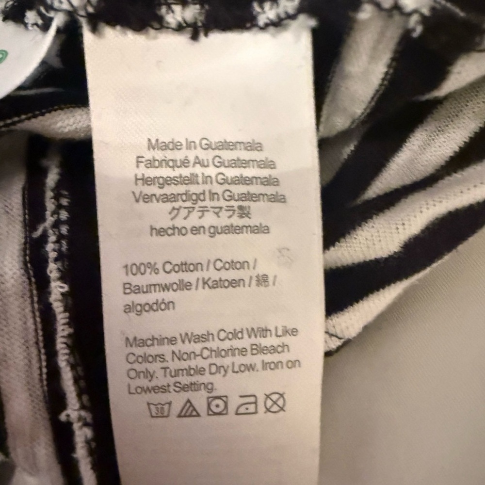 J. Crew Black and White Striped Midi Dress - Picture 5 of 5
